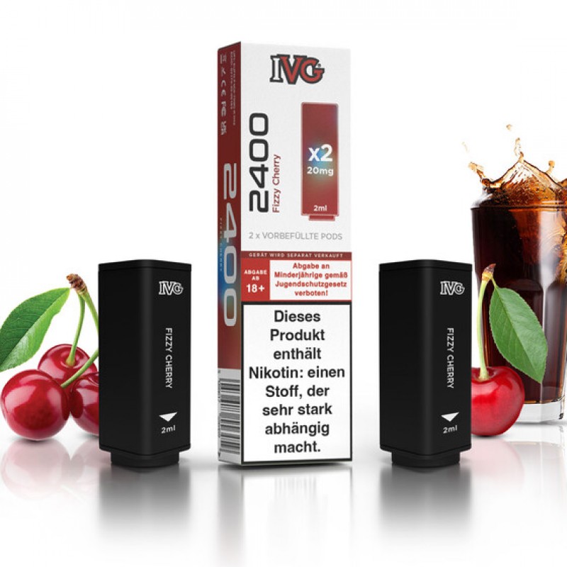 IVG 2400 Pod - Fizzy Cherry (2 St�ck pro Packung...