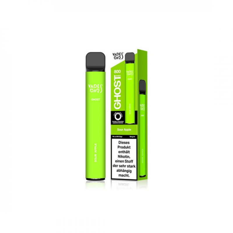Vape Bars Ghost 800 - Sour Apple 18mg