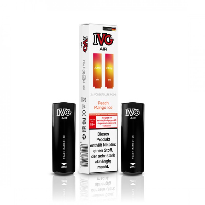 IVG Air 2 in 1 Pod - Peach Mango Ice 20mg (2er Pac...