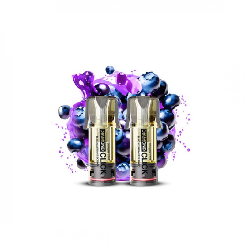 Vapes Bars Diamond Click Pod - Blackcurrant Squash...