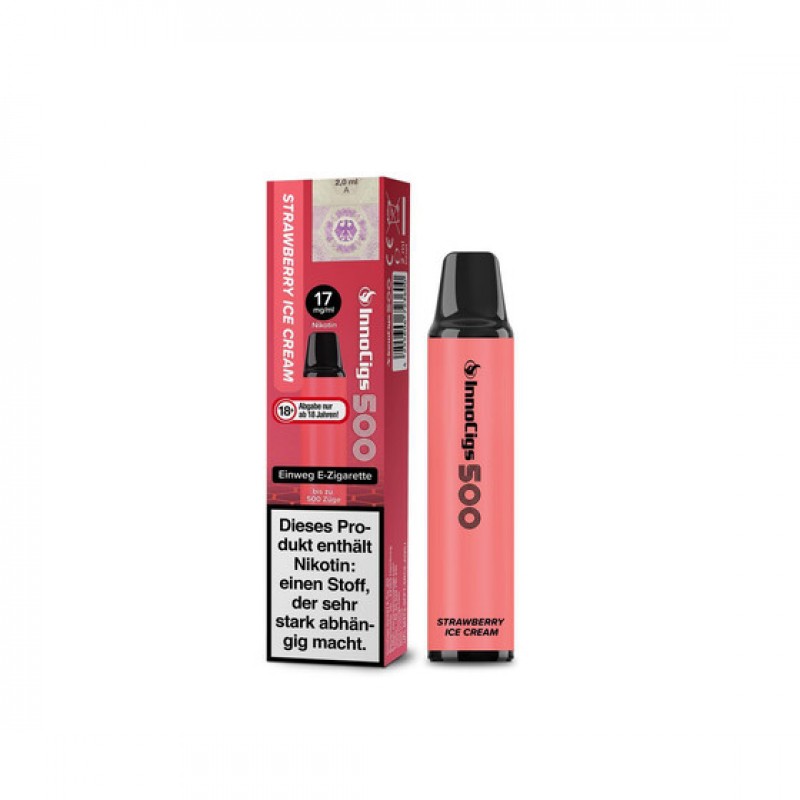 Innocigs 500 - Strawberry Ice Cream Nikotinfrei