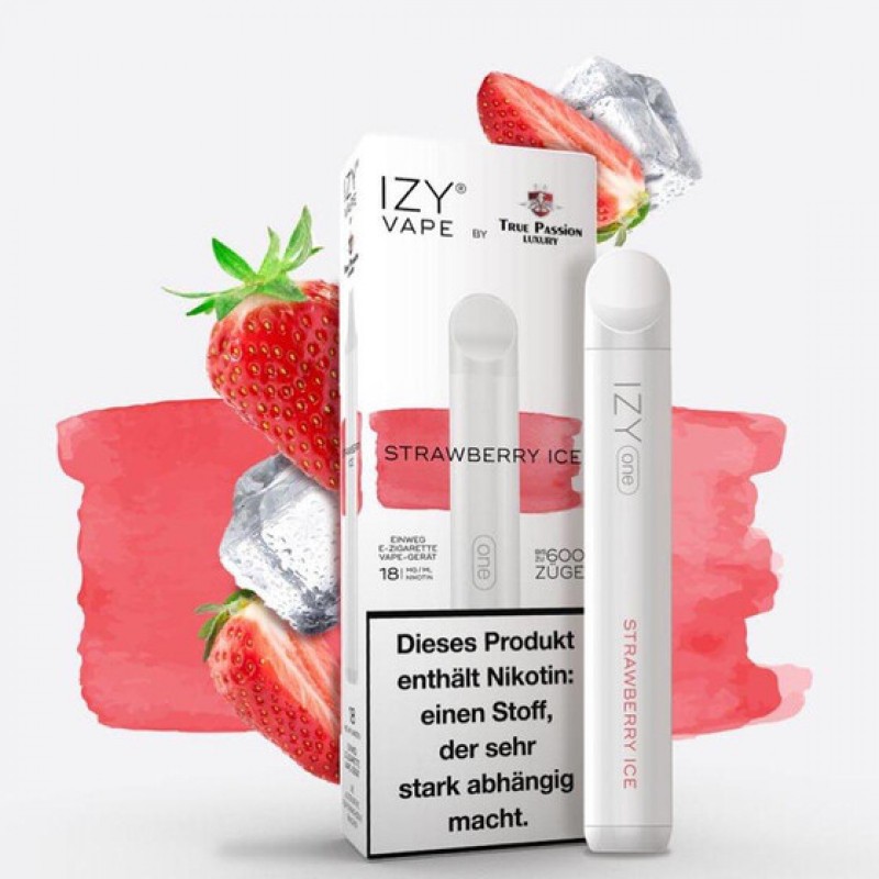 IZY One Einweg E-Shisha 18mg/ml Strawberry Ice