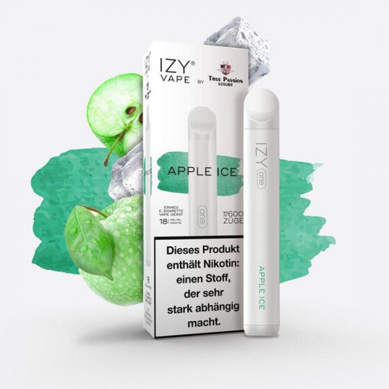 IZY One Einweg E-Shisha 18mg/ml Apple Ice