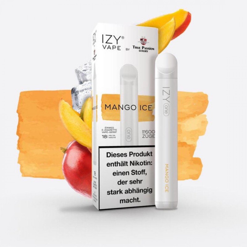 IZY One Einweg E-Shisha 18mg/ml Mango Ice