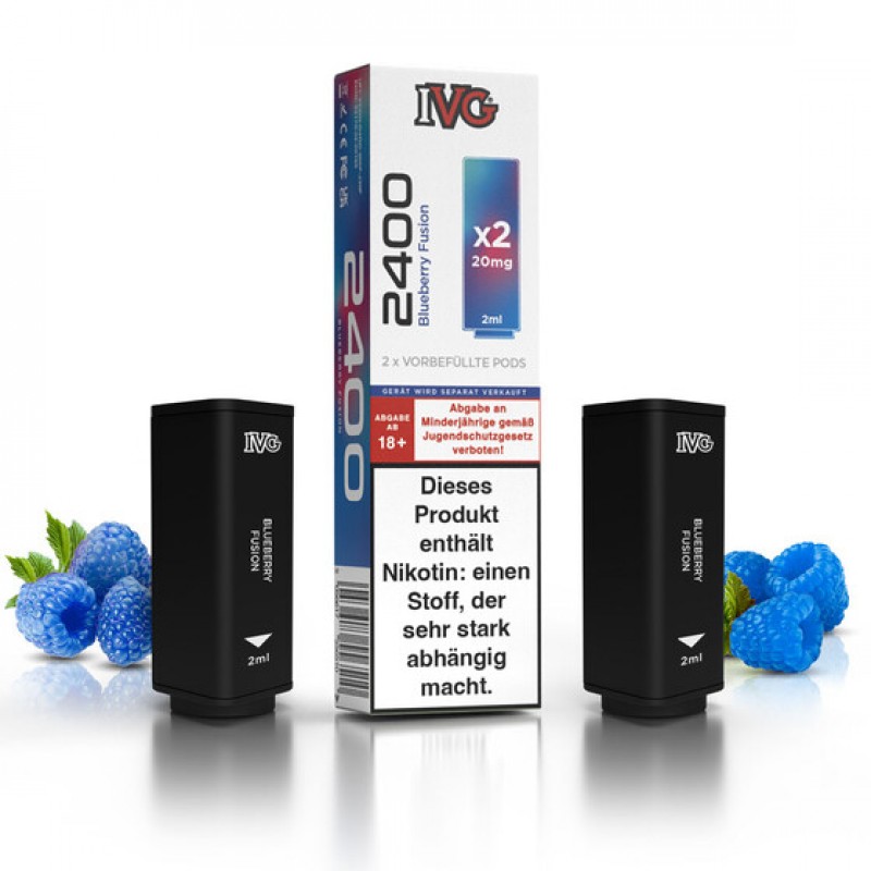 IVG 2400 Pod - Blueberry Fusion (2 St�ck pro Pac...