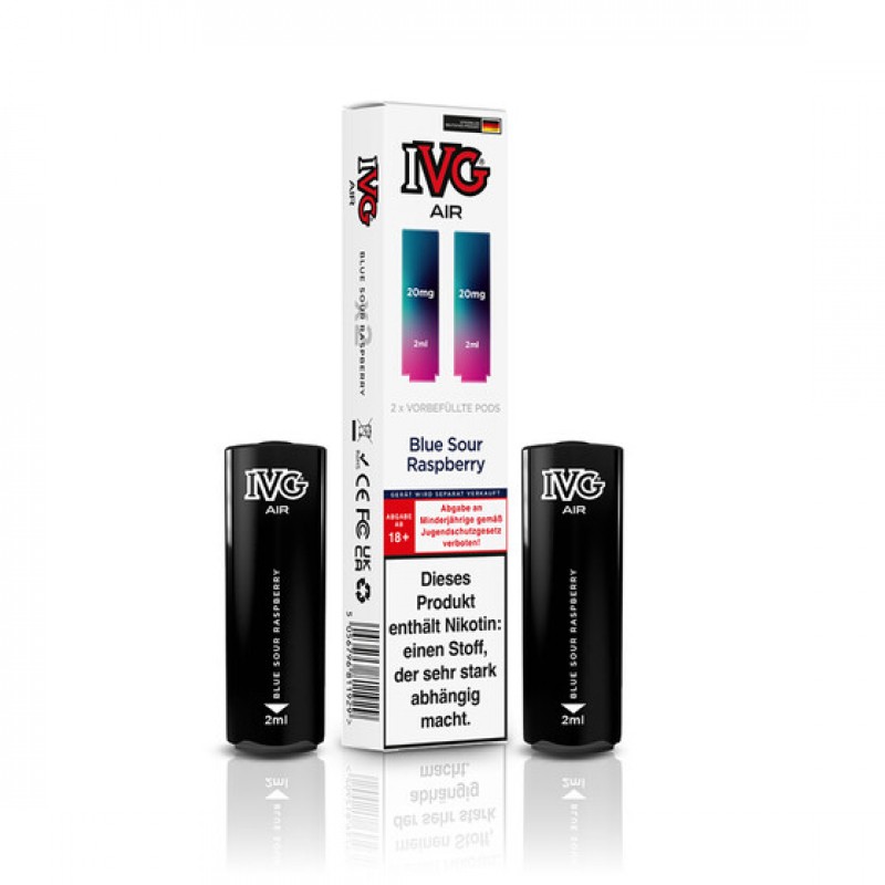 IVG Air 2 in 1 Pod - Blue Sour Raspberry 20mg (2er...