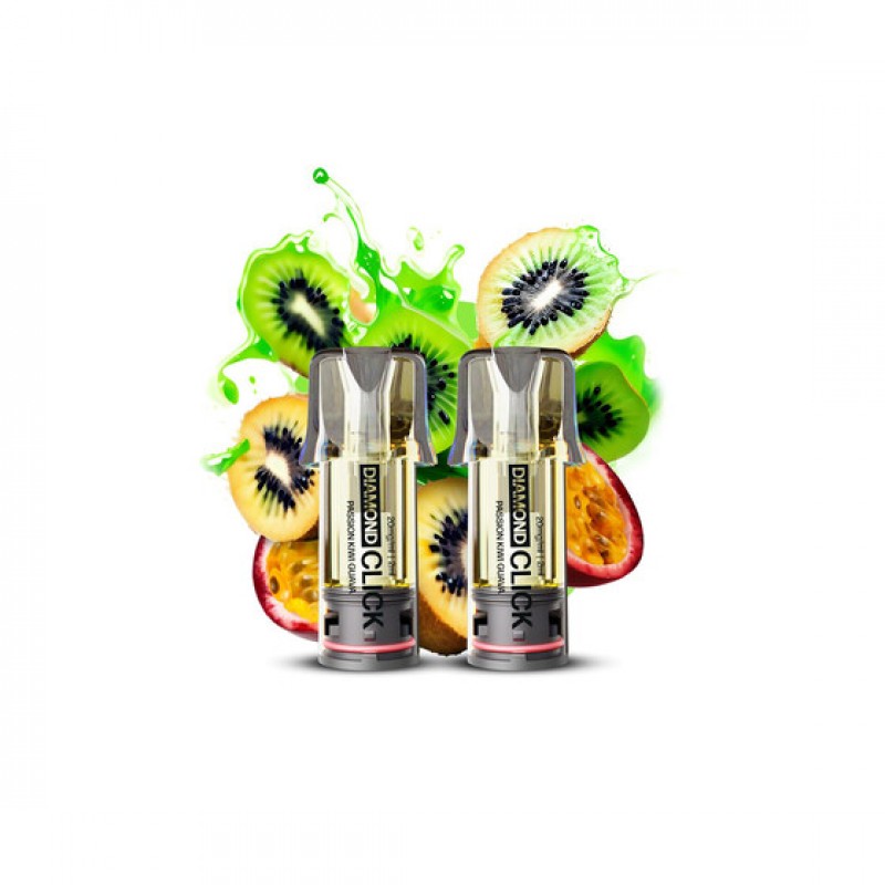 Vapes Bars Diamond Click Pod - Passion Kiwi Guava ...
