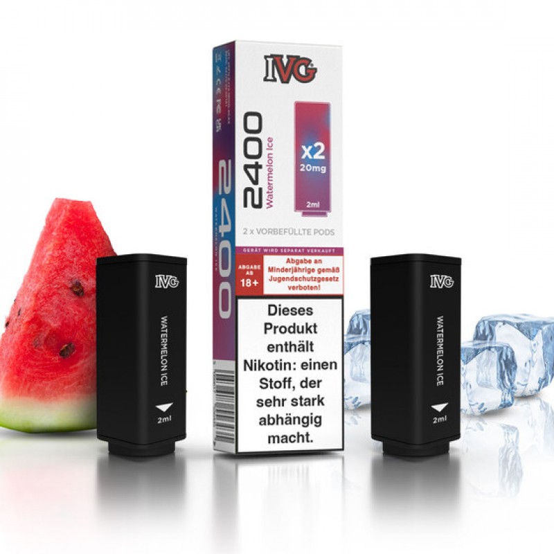IVG 2400 Pod - Watermelon Ice (2 St�ck pro Packu...