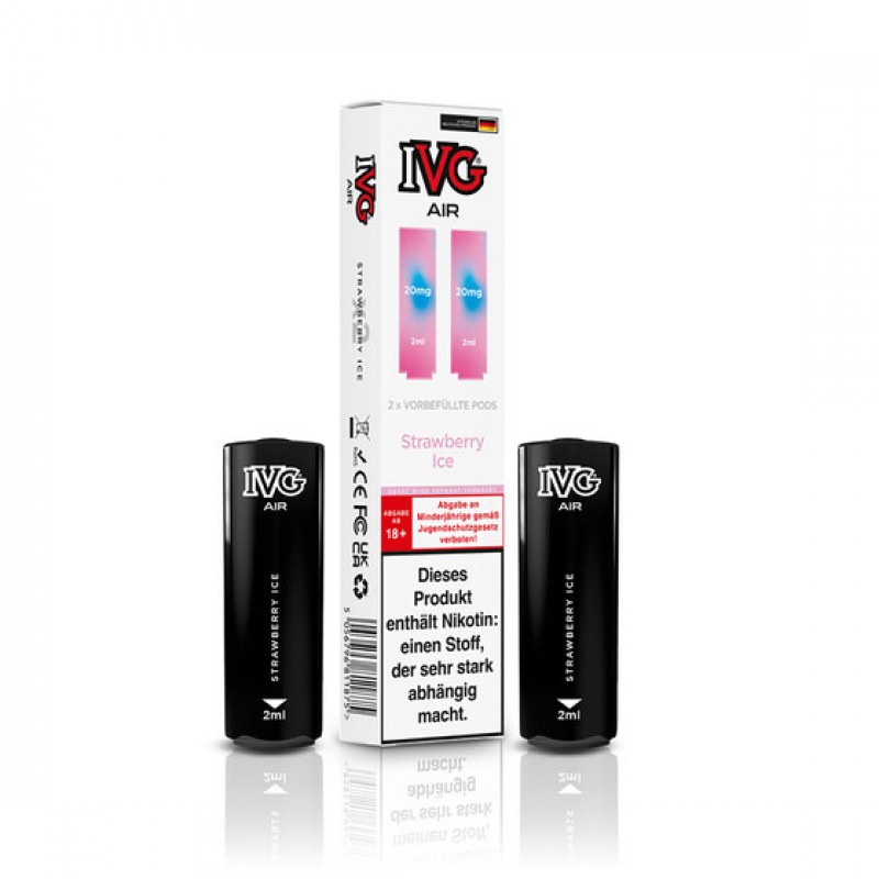 IVG Air 2 in 1 Pod - Strawberry Ice 20mg (2er Pack...