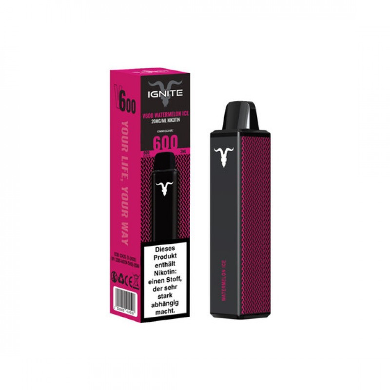 Ignite 600 Vape - Watermelon Ice 20mg/ml