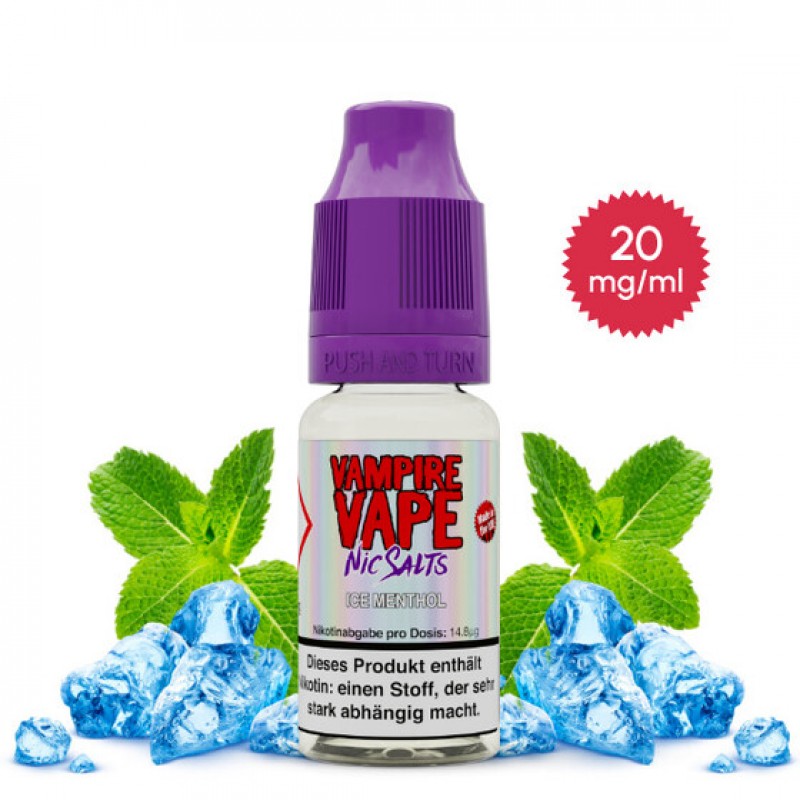 Vampire Vape Nic Salts - Ice Menthol 20mg