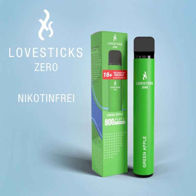 Lovesticks 800 - Green Apple Nikotinfrei