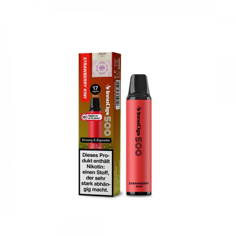 Innocigs 500 - Strawberry Kiwi Nikotinfrei
