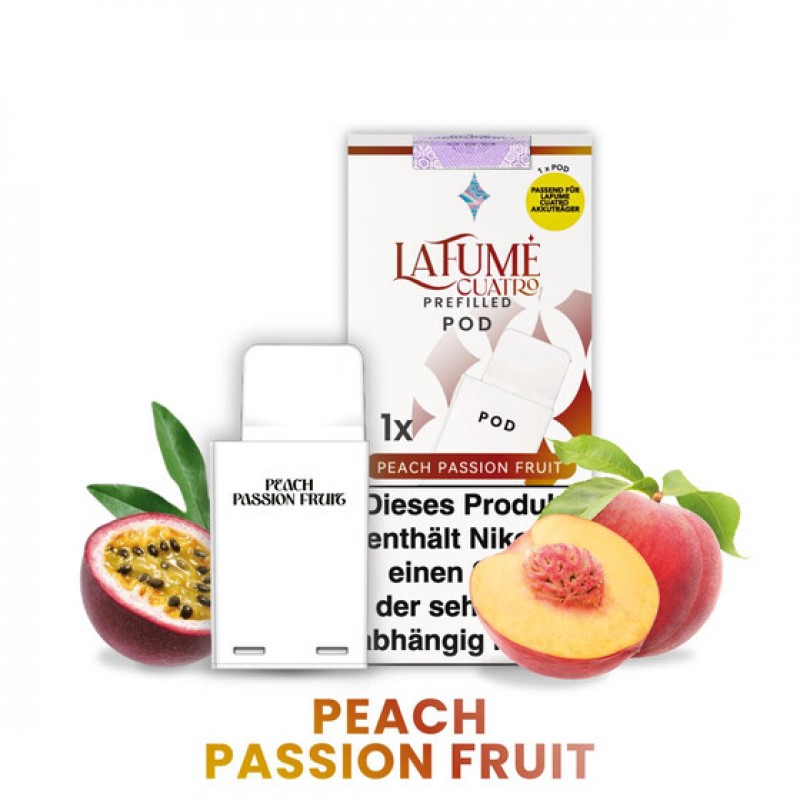 La Fume Cuatro Pod - Peach Passion Fruit 20mg