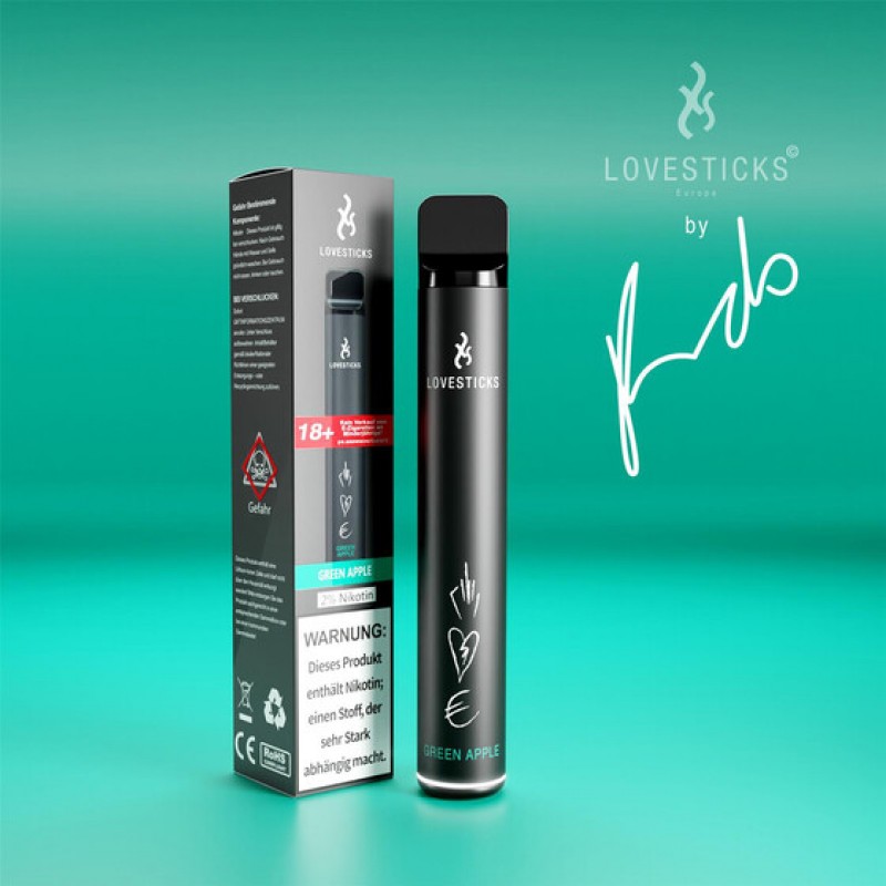 Lovesticks By Kurdo - Green Apple 800 Z�ge