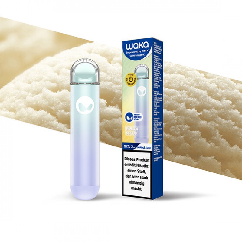 Waka soReal Vape - Vanilla Scoop 18mg