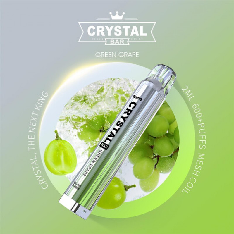 SKE Crystal Bar 600 - 2% NIK Green Apple