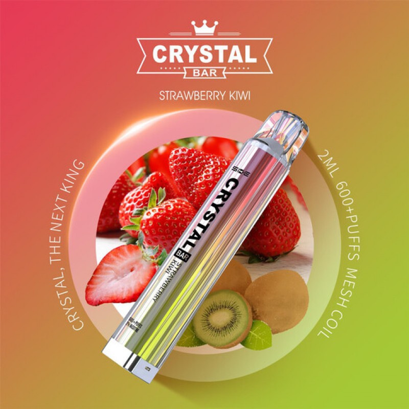 SKE Crystal Bar 600 - 2% NIK Strawberry Kiwi