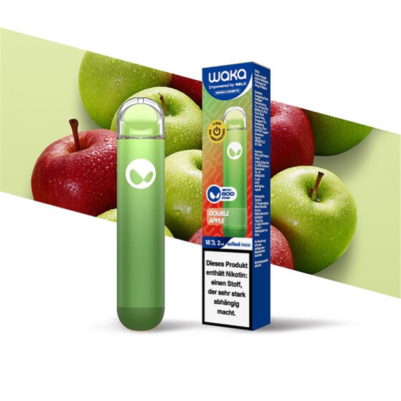 Waka soReal Vape - Double Apple 18mg