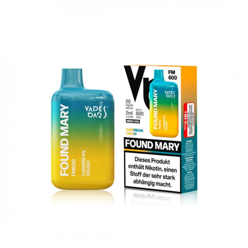 Vapes Bars Found Mary FM600 - Caribbean Crush 20mg...