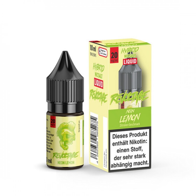 Revoltage Liquid 10ml Neon Lemon 20mg