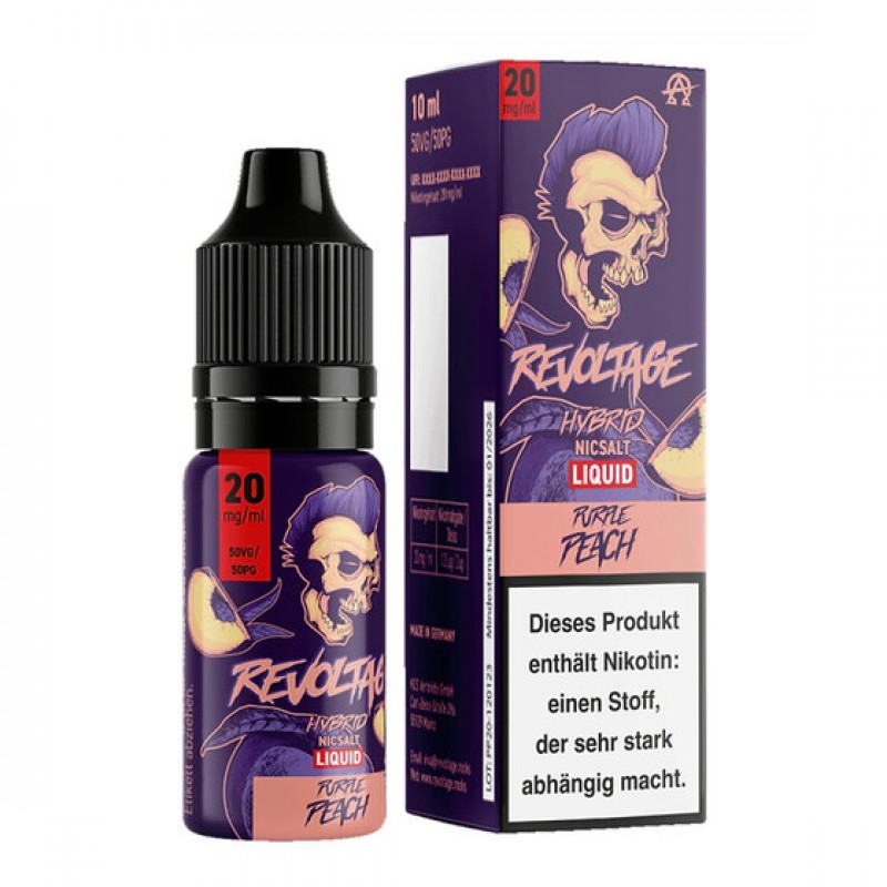 Revoltage Liquid 10ml Purple Peach 20mg