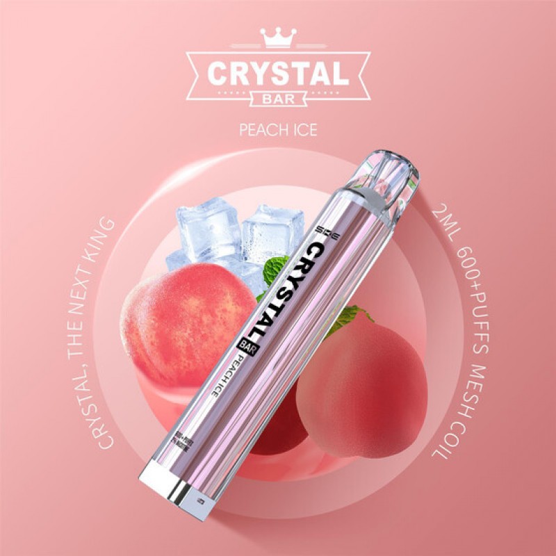 SKE Crystal Bar 600 - 2% NIK Peach Ice
